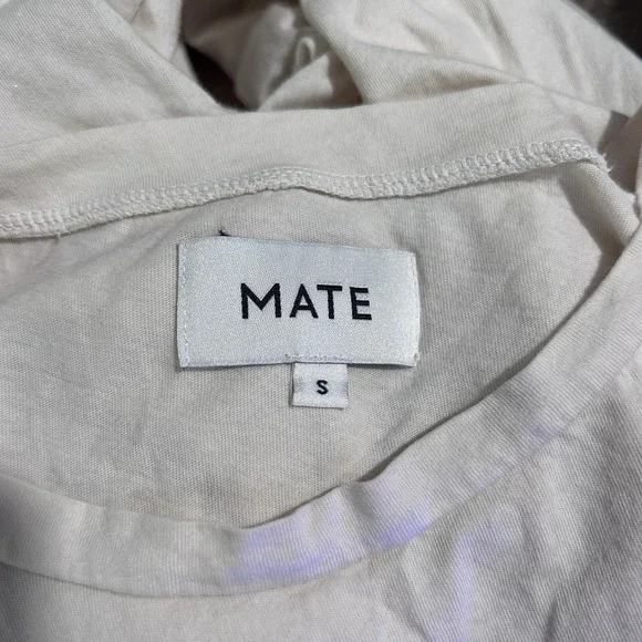Mate the Label Tee Size Small Boatneck Top 100% Organic Cotton "Girlfriends" - Picture 5 of 14